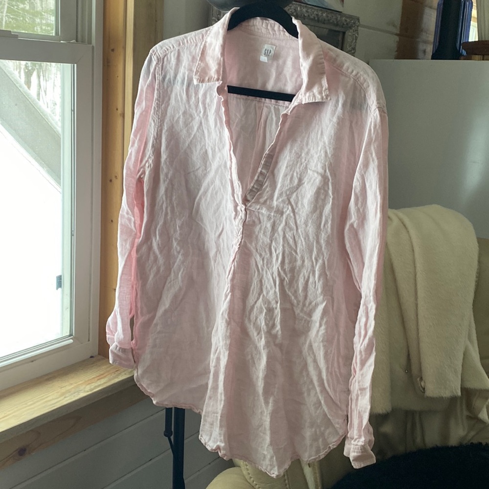 Gap Pink linen Tunic